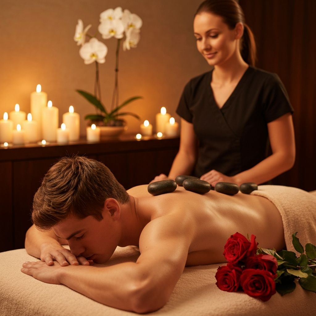 Hot stone massage
