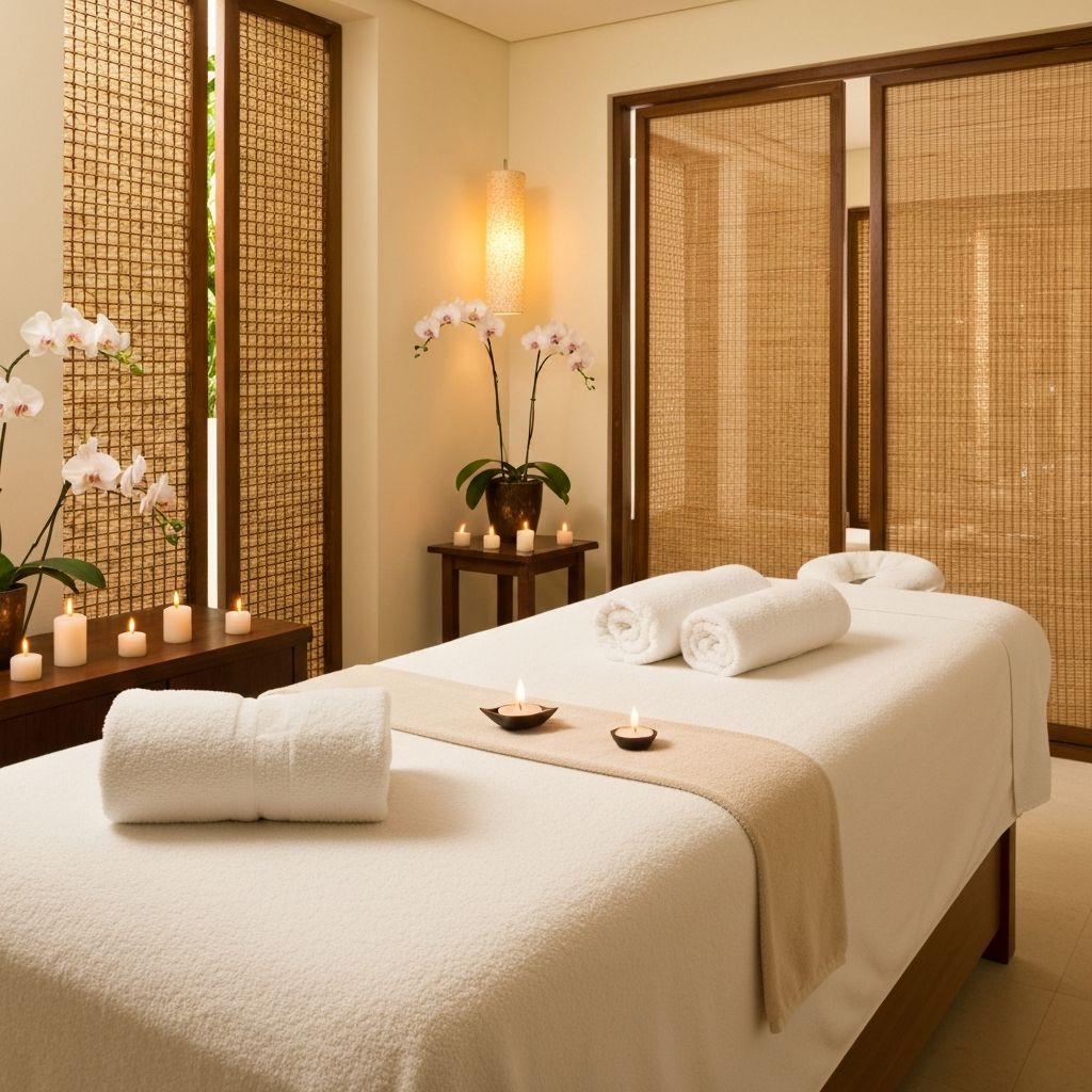 Luxury spa interior at Spandan Wellness